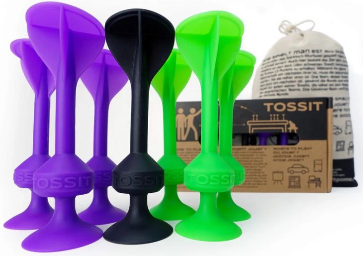 Toss It Dart Set - Green / Purple main image